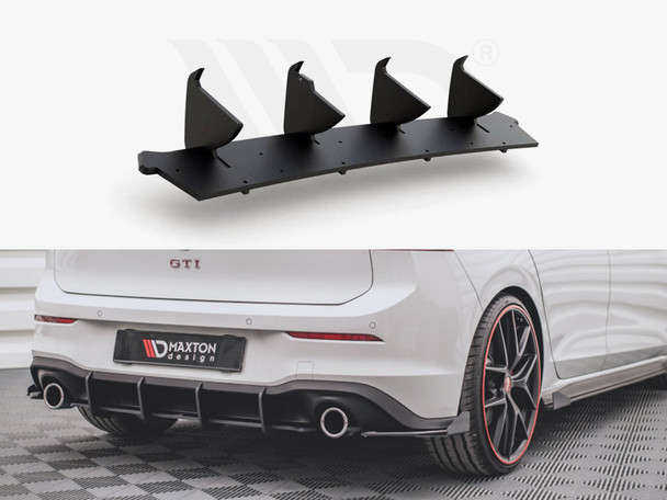 Maxton Design Street Pro Rear Diffuser V.1 Vw Golf 8 Gti