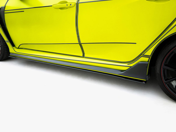 Maxton Design Street PRO Side Skirts Diffusers + Flaps VW Polo GTI Mk6