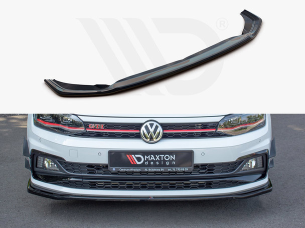 Maxton Design Front Splitter V.2 Vw Polo Mk6 Gti (2017-2021)