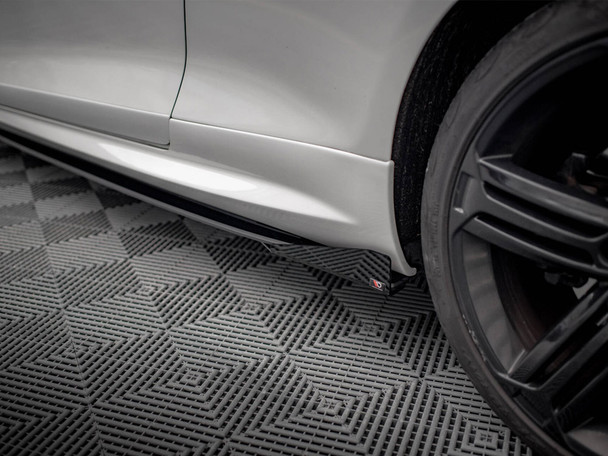 Maxton Design Street PRO Front Splitter + Flaps Volkswagen Scirocco R Mk3