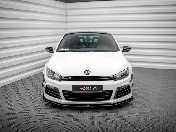 Maxton Design Street PRO Front Splitter + Flaps Volkswagen Scirocco R Mk3
