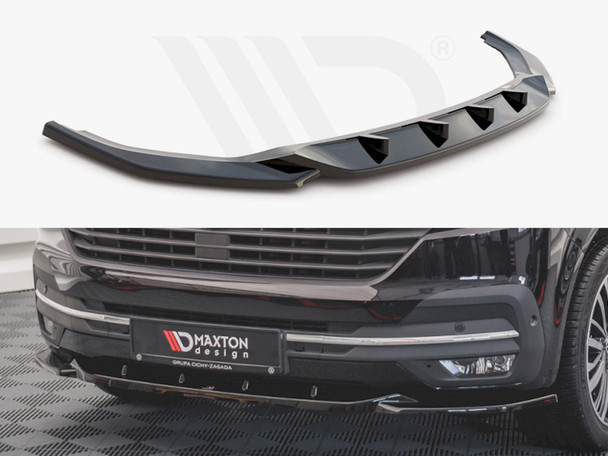 Maxton Design Front Splitter V.2 Vw T6 Facelift (2019-)