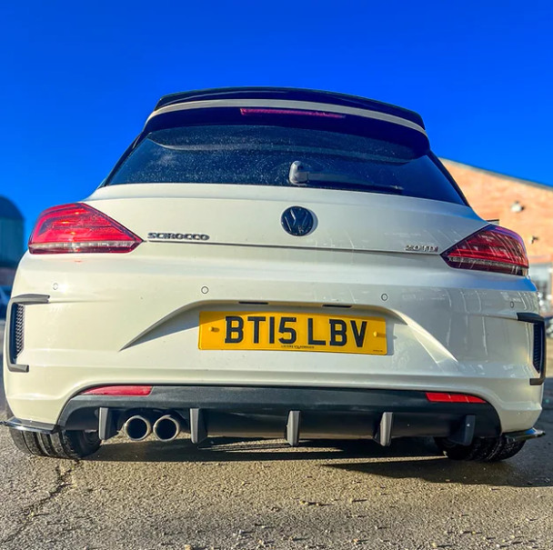 Triple R Composites Volkswagen Scirocco R-Line 5 Diffuser Fins