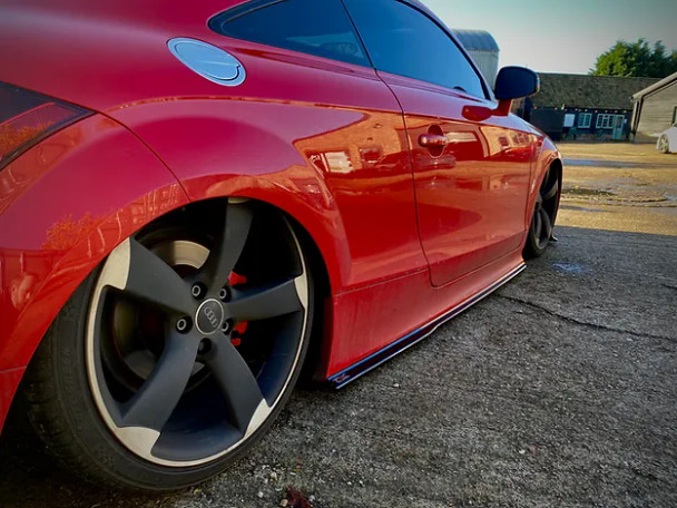 Triple R Composites Audi TT MK2 S-Line Side Skirt Splitter