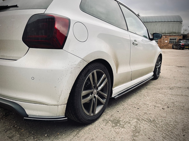 Triple R Composites Volkswagen Polo MK5 R-Line Side Skirt Splitters