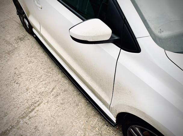 Triple R Composites Volkswagen Polo MK5 R-Line Side Skirt Splitters