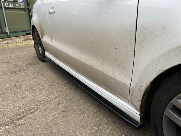 Triple R Composites Volkswagen Polo MK5 R-Line Side Skirt Splitters
