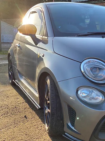 Triple R Composites Fiat Abarth 595/695 series 3 & 4 side skirt splitters