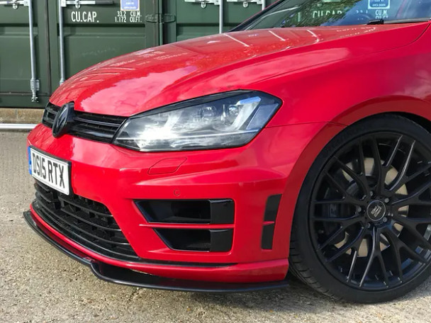 Triple R Composites Volkswagen Golf MK7 R V2 Front Splitter