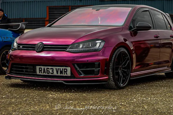 Triple R Composites Volkswagen Golf MK7 R V2 Front Splitter