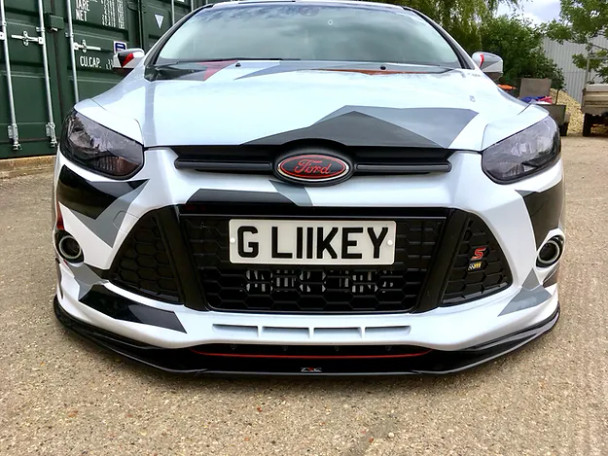 Triple R Composites Ford Focus MK3 Zetec S Front Splitter