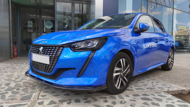 Motordrome Front Splitter V.1 Peugeot 208 Mk2 (2019-2023)