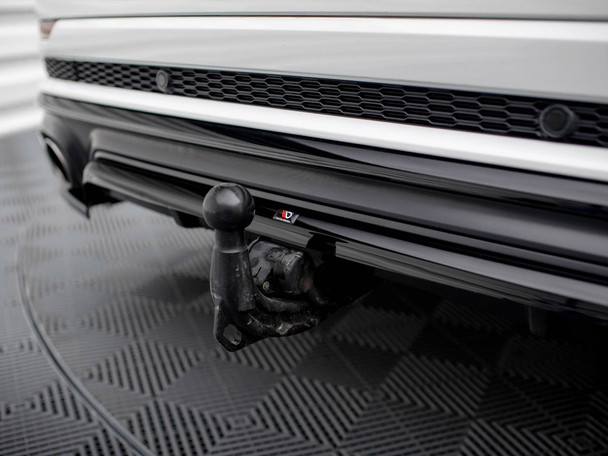 Central Rear Splitter (Vertical Bars) V.2 Audi SQ8 Mk1 Central Rear Splitter (Vertical Bars) V.2 Audi SQ8 Mk1