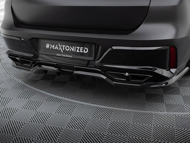 Maxton Design Central Rear Splitter (Vertical Bars) BMW M760e G70