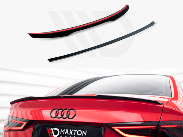 Maxton Design Spoiler CAP Audi A3 / A3 S-Line / S3 / RS3 Sedan 8V