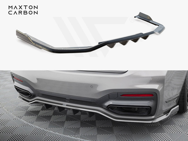 Maxton Design Prepreg Carbon Fiber Rear Splitter BMW 7 M-Pack G11 / G12 Facelift Maxton Design Prepreg Carbon Fiber Rear Splitter BMW 7 M-Pack G11 / G12 Facelift