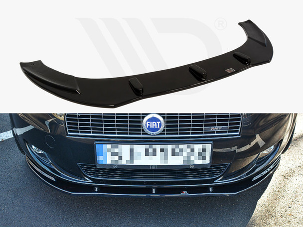 Maxton Design Front Splitter Fiat Grande Punto Standard - Carbon Look