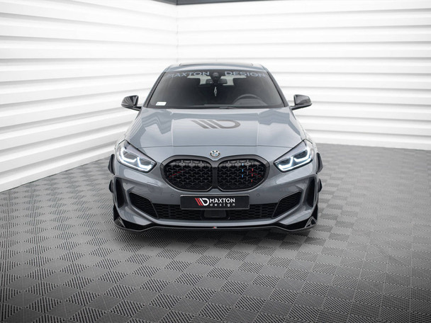 Maxton Design Front Splitter V.5 BMW 1 F40 M-Sport / M135i TEXTURED