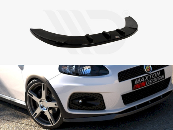 Maxton Design Front Splitter V.1 Abarth Grande Punto - Carbon Look