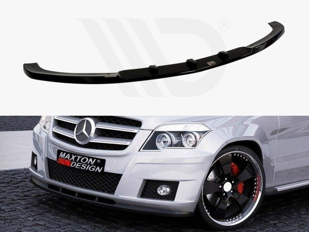 Maxton Design Front Splitter Mercedes GLK W204 (For Standard Bumper) - Carbon Look