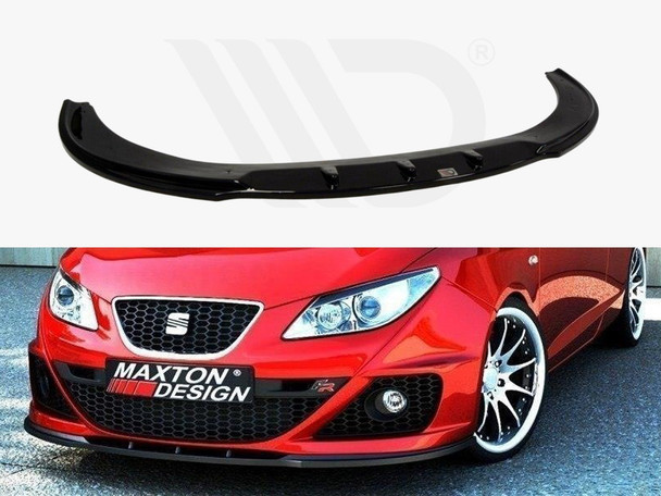 Maxton Design Front Splitter Seat Ibiza IV FR (6J) Preface Model - Carbon Look