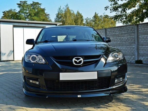 Maxton Design Front Splitter Mazda 3 MPS MK1 (Preface) - Textured