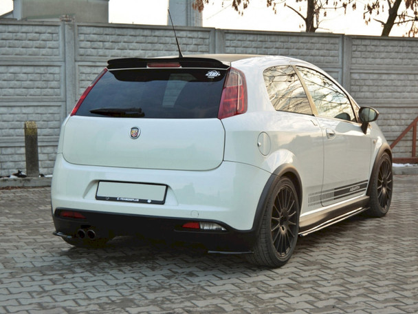 Maxton Design Rear Side Splitters Abarth Grande Punto - Carbon Look