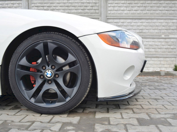 Maxton Design Front Splitter V.2 BMW Z4 E85 Preface (2002-2006) - Carbon Look