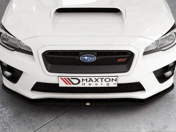 Maxton Design Front Splitter V.2 Subaru WRX STI - Textured Maxton Design Front Splitter V.2 Subaru WRX STI - Textured