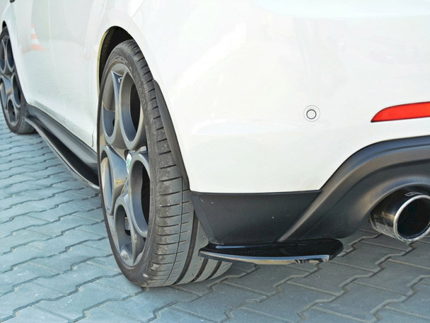 Maxton Design Rear Side Splitters Alfa Romeo Giulietta Zender - Textured