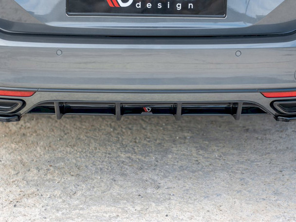 Maxton Design Rear Valance VW Passat R-Line B8 (2015-19) - Carbon Look