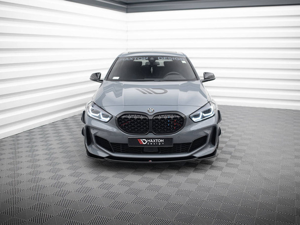 Maxton Design Front Splitter V.3 BMW 1 F40 M-Sport / M135i - Textured