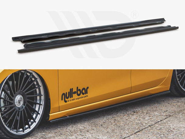 Maxton Design Side Skirts Diffusers V1 VW Golf MK8 (2020-) - Carbon Look