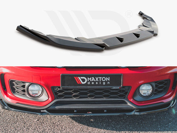 Maxton Design Front Splitter V.2 Mini Countryman Mk2 F60 JCW - Carbon Look