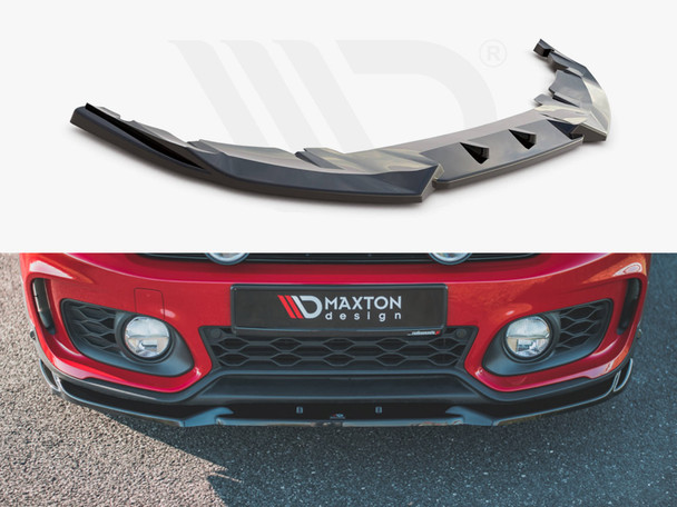 Maxton Design Front Splitter V.1 Mini Countryman Mk2 F60 JCW - Carbon Look