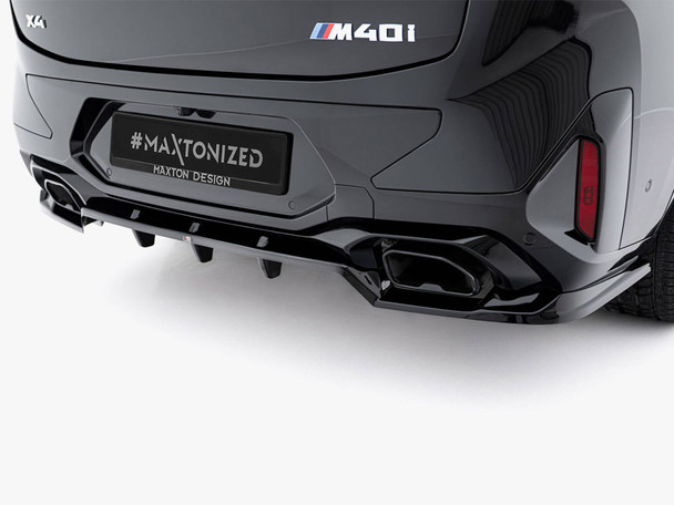 Maxton Design Rear Splitter (Vertical Bars) V.2 BMW X4 M-Pack G02 Facelift Maxton Design Rear Splitter (Vertical Bars) V.2 BMW X4 M-Pack G02 Facelift