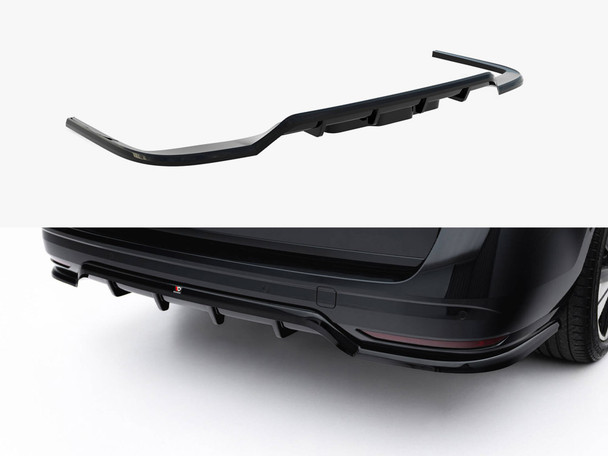 Maxton Design Rear Splitter (Vertical Bars) Volkswagen Multivan Long T7