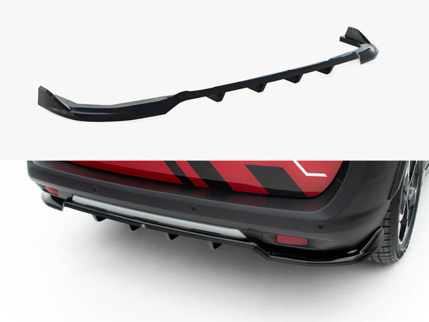 Maxton Design Rear Splitter (Vertical Bars) Ford Tourneo Courier Mk2