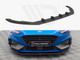 Maxton Design Street PRO Front Splitter Ford Focus ST / ST-Line Mk4 - Black-Red