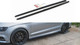 Maxton Design SIDE SKIRTS DIFFUSERS V.2 AUDI S3 SEDAN 8V FACELIFT (2016-2020)