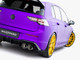 Maxton Design Street PRO Rear Side Splitters V.2 Volkswagen Golf R Mk8 / Mk8 Facelift