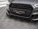 Maxton Design FRONT SPLITTER V.1 AUDI S3 SPORTBACK 8V FACELIFT