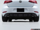 ECS Tuning Gloss Black Rear Diffuser - Mk7.5 Golf GTI