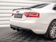 Maxton Design Central Rear Splitter (Vertical Bars) Audi A5 Coupe 8T Facelift