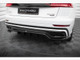 Maxton Design Central Rear Splitter (Vertical Bars) Audi Q8 S-Line Mk1