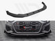 Maxton Design Street PRO Front Splitter V.1 + Flaps Audi S3 / A3 S-Line 8Y