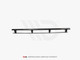 Maxton Design Central Rear Splitter (Vertical Bars) BMW 4 Coupe / Gran Coupe / Cabrio M-Pack F32 / F36 / F33