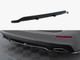 Maxton Design Central Rear Splitter (Vertical Bars) BMW 5 G30 / G31 Facelift
