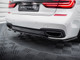 Maxton Design Rear Splitter (Vertical Bars) BMW 7 M-Pack G11 / G12