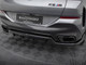 Maxton Design Central Rear Splitter (Vertical Bars) V.2 BMW X6 M-Pack G06 Facelift